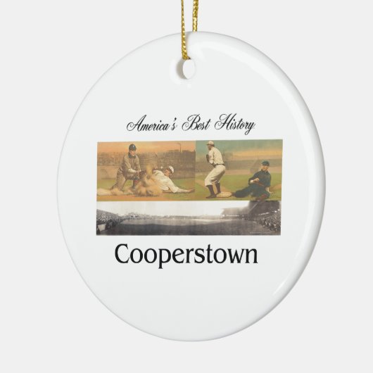 ABH Cooperstown Keramisch Ornament (Links)