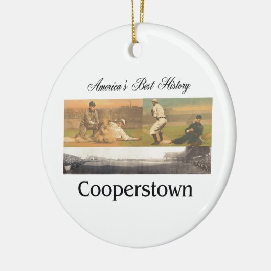 ABH Cooperstown Keramisch Ornament (Links)