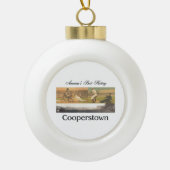 ABH Cooperstown Keramische Bal Ornament (Voorkant)