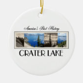 ABH Crater Lake Keramisch Ornament (Voorkant)