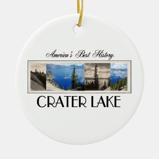 ABH Crater Lake Keramisch Ornament (Voorkant)