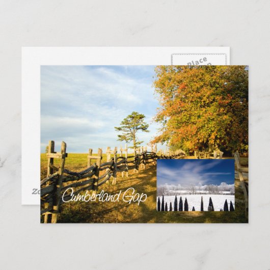 ABH Cumberland Gap Briefkaart (Voorkant / Achterkant)