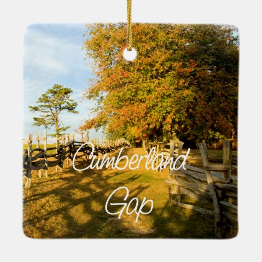 ABH Cumberland Gap Keramisch Ornament (Achterkant)