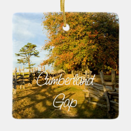 ABH Cumberland Gap Keramisch Ornament (Voorkant)