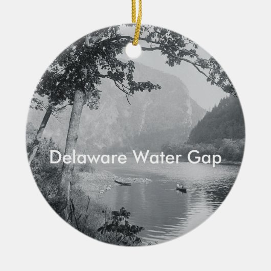 ABH Delaware Water Gap Keramisch Ornament (Voorkant)