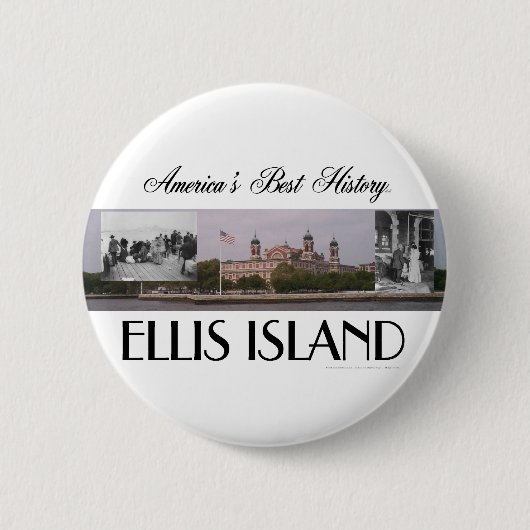 ABH Ellis Island Ronde Button 5,7 Cm (Voorkant)