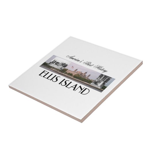 ABH Ellis Island Tegeltje (Zijkant)