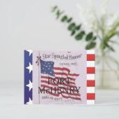 ABH Fort McHenry Briefkaart (Staand voorkant)