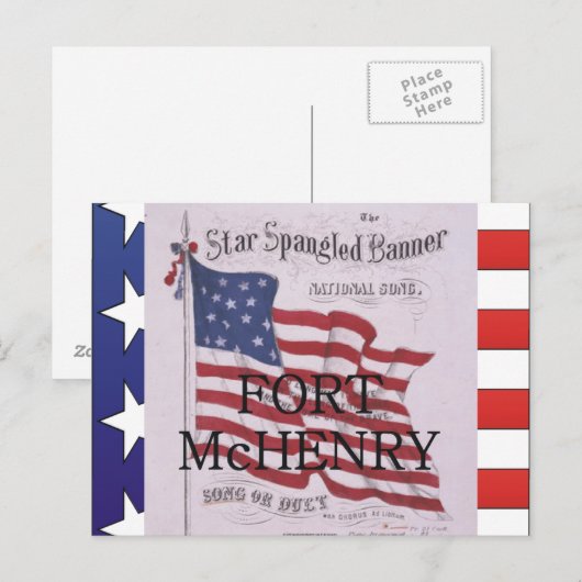 ABH Fort McHenry Briefkaart (Voorkant / Achterkant)