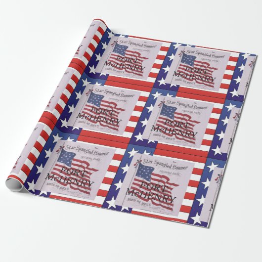 ABH Fort McHenry Cadeaupapier (Uitgerold)