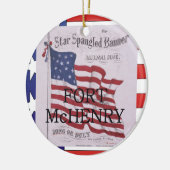 ABH Fort McHenry Keramisch Ornament (Links)