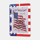ABH Fort McHenry Metal Ornament (Voorkant links)