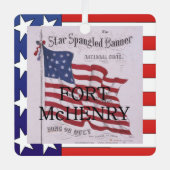 ABH Fort McHenry Metal Ornament (Voorkant)