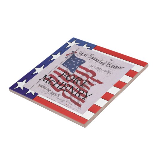 ABH Fort McHenry Tegeltje (Zijkant)