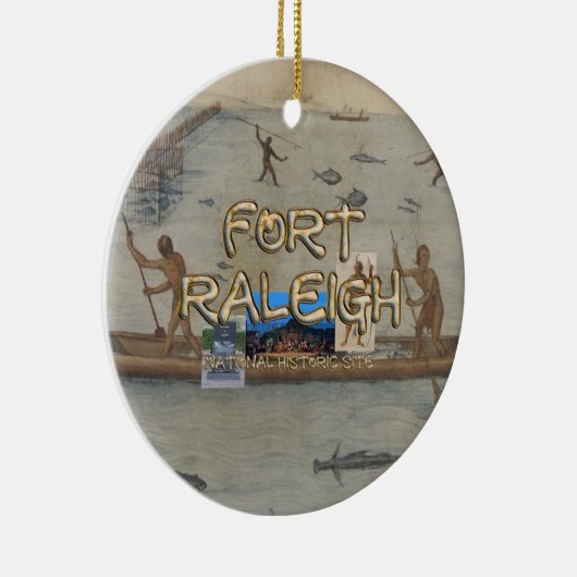 ABH Fort Raleigh Keramisch Ornament (Rechts)