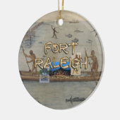 ABH Fort Raleigh Keramisch Ornament (Links)