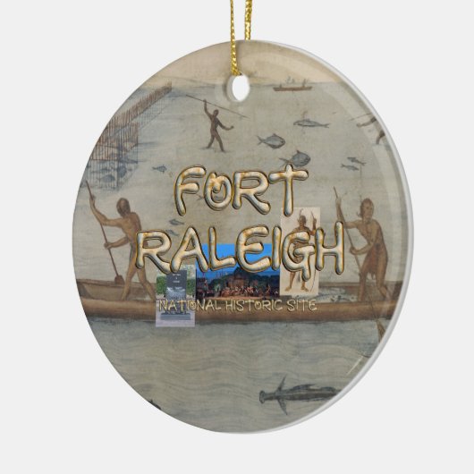 ABH Fort Raleigh Keramisch Ornament (Links)