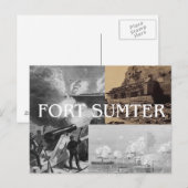 ABH Fort Sumter Briefkaart (Voorkant / Achterkant)