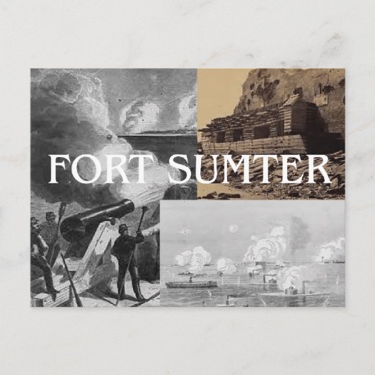 ABH Fort Sumter Briefkaart (Voorkant)