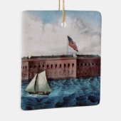 ABH Fort Sumter Keramisch Ornament (Rechts)