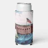 ABH Fort Sumter Seltzer Blikjeskoeler (Seltzer Voorkant)