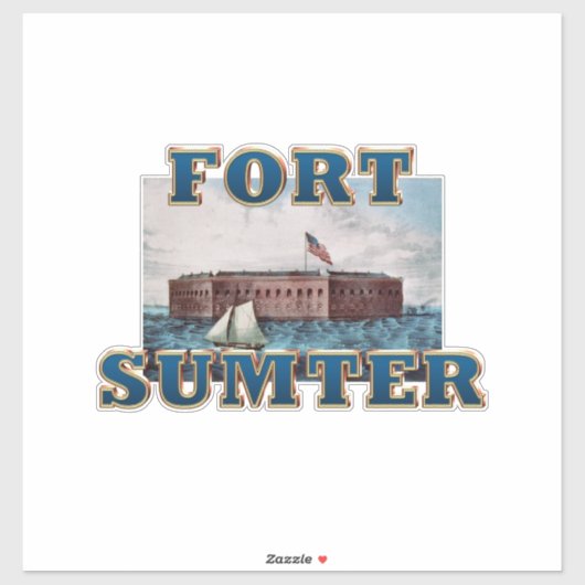 ABH Fort Sumter Sticker (Vel)
