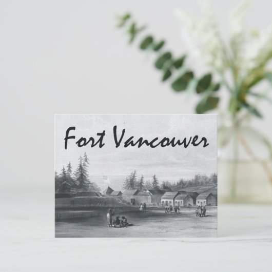 ABH Fort Vancouver Briefkaart (Staand voorkant)