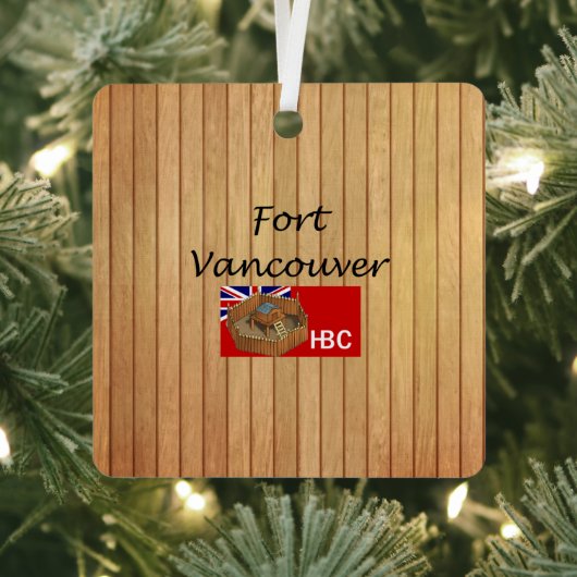 ABH Fort Vancouver Metal Ornament (Insitu)