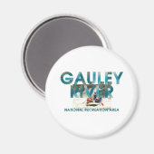 ABH Gauley River Magnets Magneet (Voorkant / Achterkant)