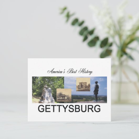ABH Gettysburg Briefkaart (Staand voorkant)