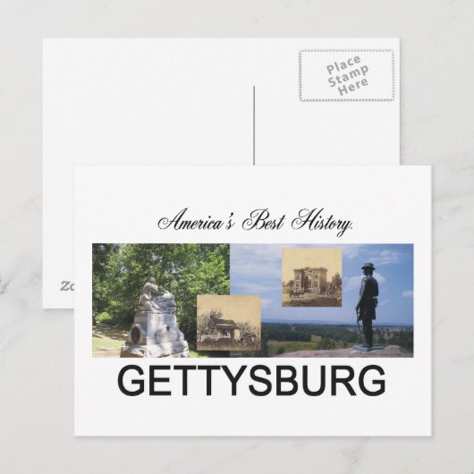 ABH Gettysburg Briefkaart (Voorkant / Achterkant)