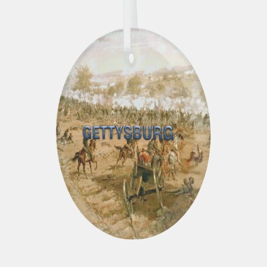 ABH Gettysburg Glass Ornament (Voorkant links)