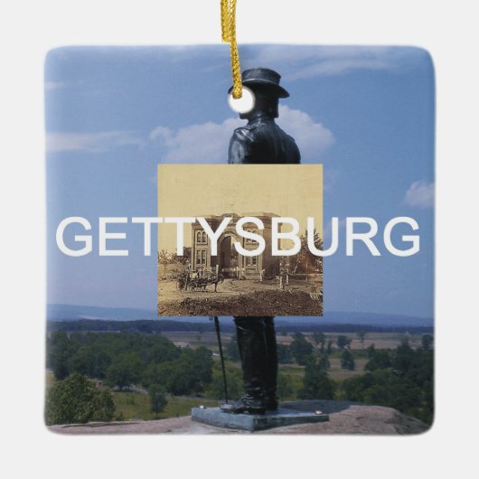 ABH Gettysburg Keramisch Ornament (Voorkant)