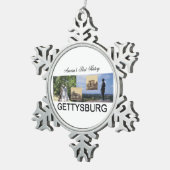 ABH Gettysburg Tin Sneeuwvlok Ornament (Rechts)