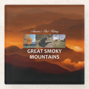 ABH Great Smoky Mountains Glazen Onderzetter