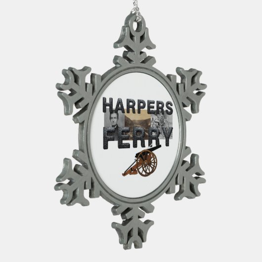ABH Harper's Ferry Tin Sneeuwvlok Ornament (Links)