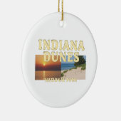 ABH Indiana Dunes Keramisch Ornament (Rechts)
