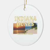 ABH Indiana Dunes Keramisch Ornament (Links)