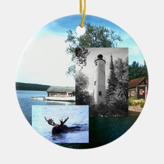 ABH Isle Royale Keramisch Ornament (Voorkant)