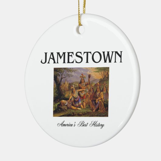 ABH Jamestown Keramisch Ornament (Links)