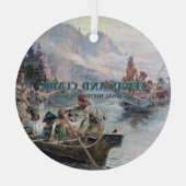 ABH Lewis en Clark Glass Ornament (Achterkant)