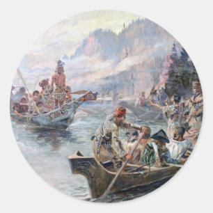 ABH Lewis en Clark NHS Ronde Sticker