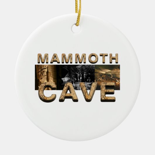 ABH Mammoth Cave Keramisch Ornament (Voorkant)