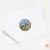 ABH Minuteman-raket Ronde Sticker (Envelop)