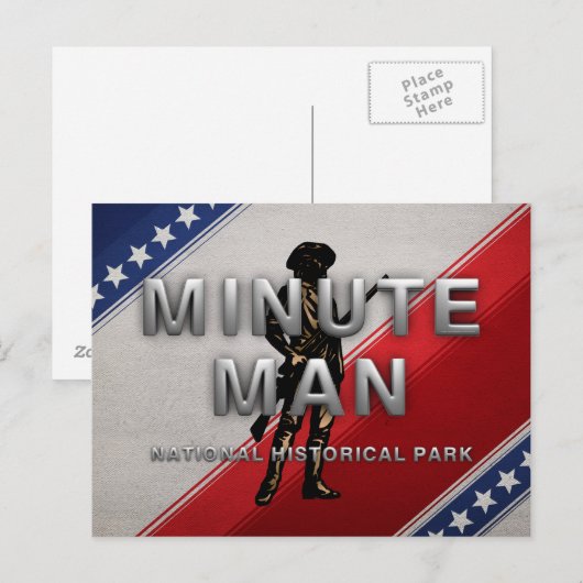 ABH Minuut Man Briefkaart (Voorkant / Achterkant)