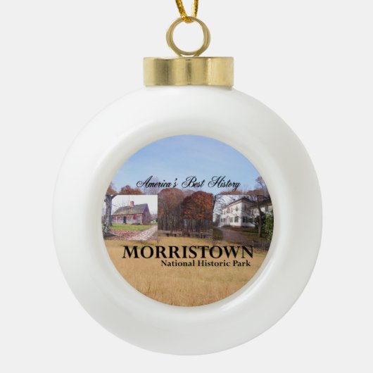 ABH Morristown NHP Keramische Bal Ornament (Voorkant)