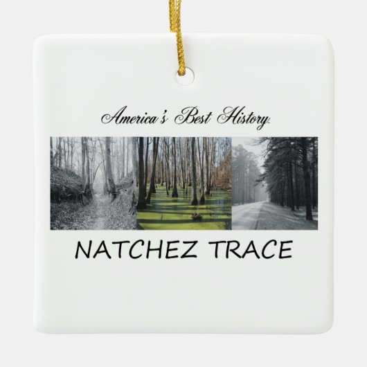 ABH Natchez Trace Keramisch Ornament (Voorkant)