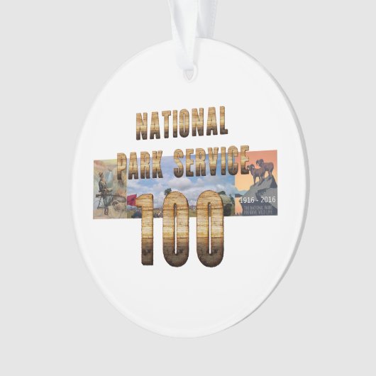 ABH National Park Service 100 Ornament (voorkant)