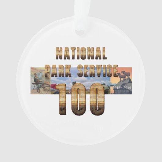 ABH National Park Service 100 Ornament (voorkant)