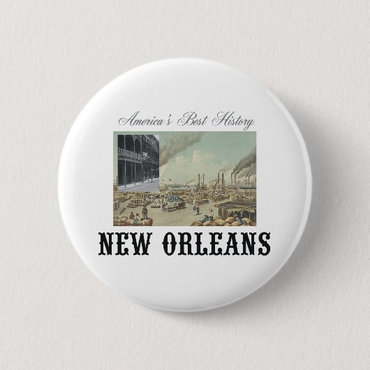 ABH New Orleans Ronde Button 5,7 Cm (Voorkant)